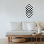 Wallity Geometry Escultura de pared Negra